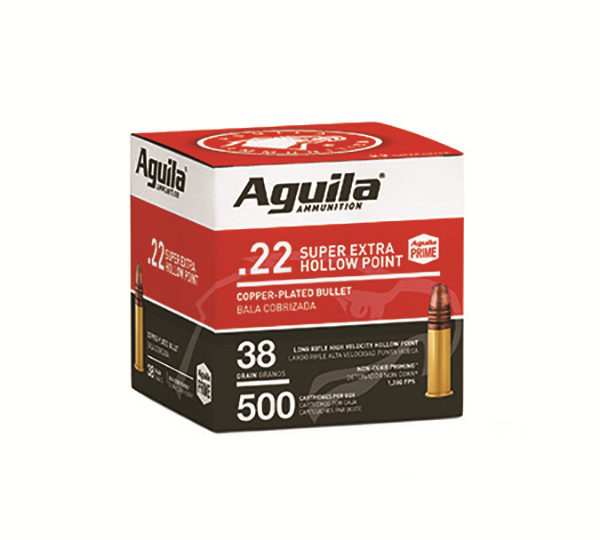 AGUILA 22LR HVHP 38GR BULK 500 - Ammo