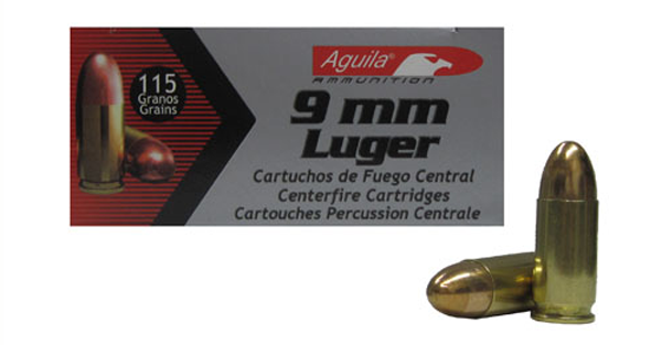 AGUILA 9MM 115 FMJ 50 - Ammo