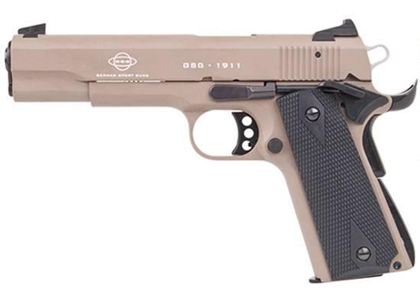ATI GSG M1911 22LR 5" TAN WD10 - Handguns