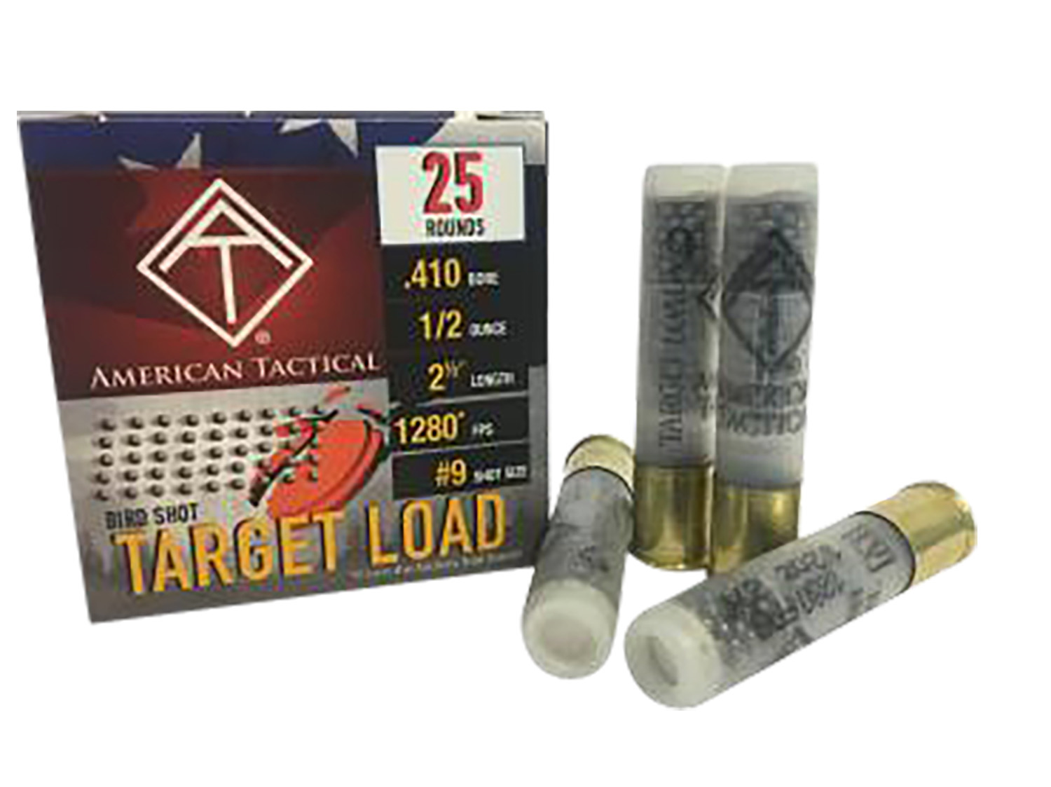 ATI 410 TARGET#9 1/2oz 2.5" 25 - Ammo