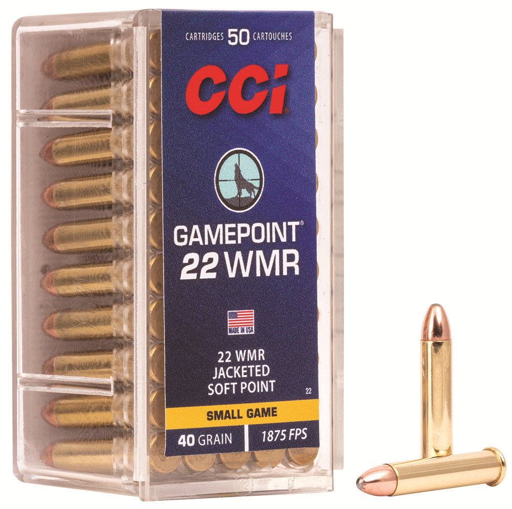 CCI 0022 WMR22 40GP 50 - Ammo