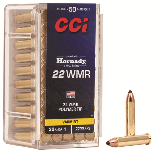 CCI 0073 WMR22 30 VMAX 50 - Ammo