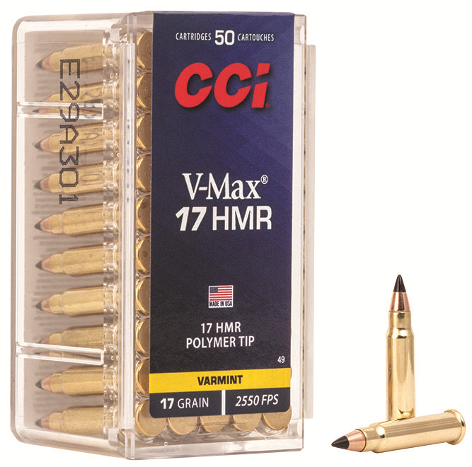CCI 0049 17HMR VMAX 50 - Ammo
