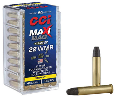 CCI 22WMR MAXI SHP 50 - Ammo