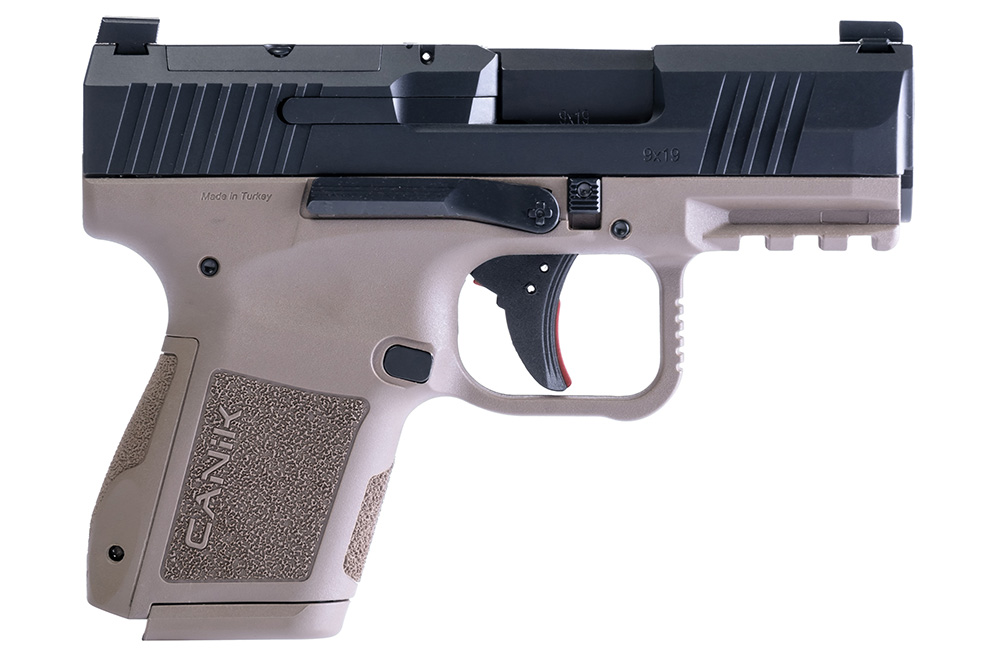 CANIK MC9 9MM 3" BLK/FDE 15RD - Handguns