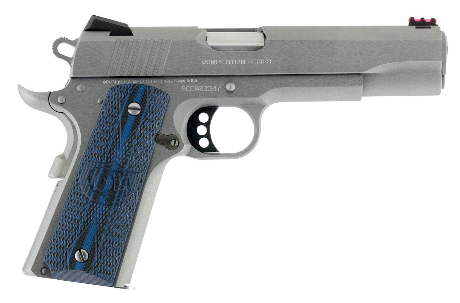 CLT COMP 45ACP 5'' SS/BLU 8RD - Handguns