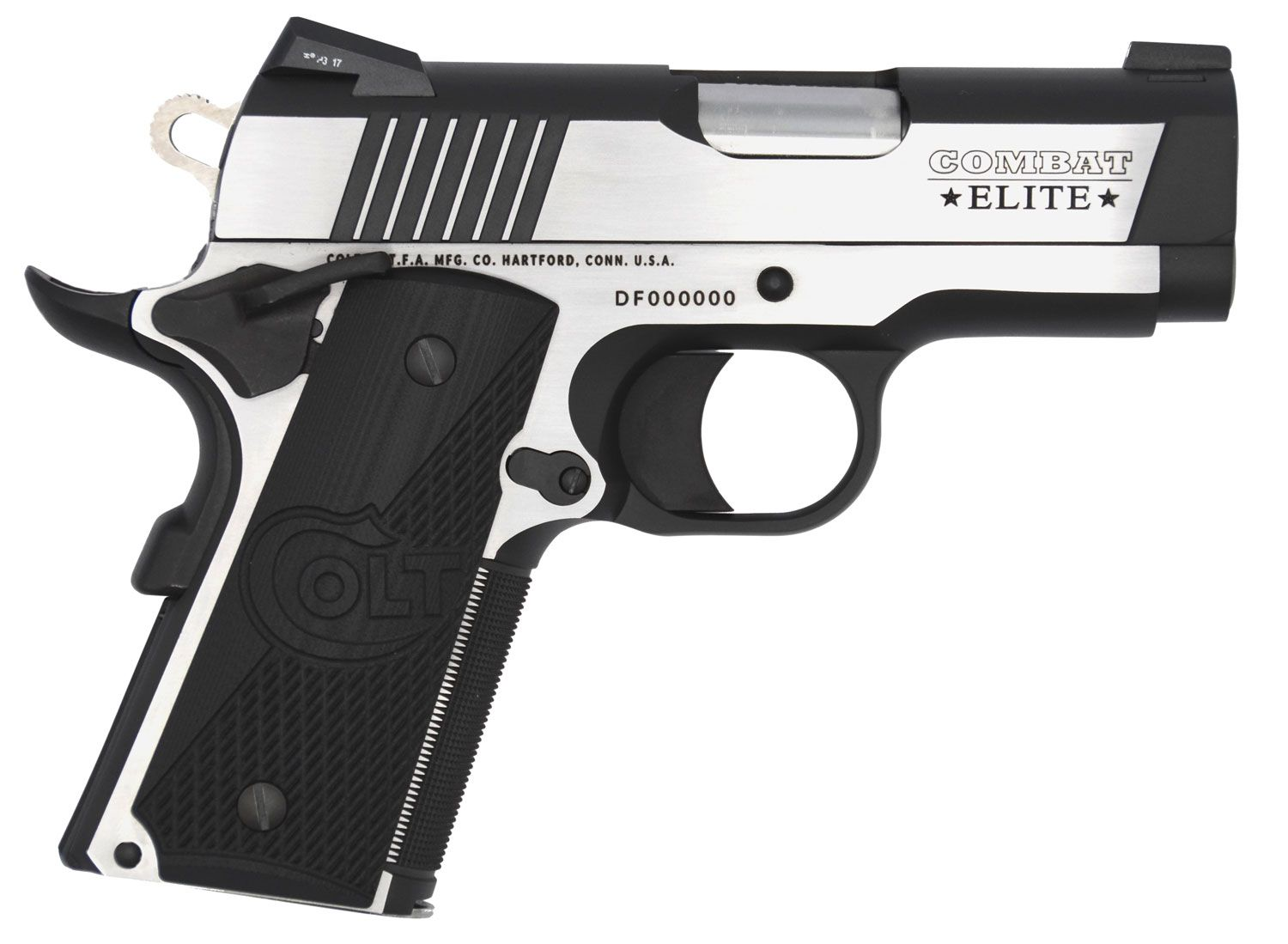 CLT COMBAT ED 9MM 3'' SS/BK 8R - Handguns