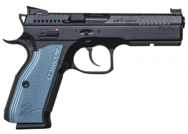 CZ SHADOW2 9MM BLK/BLU 17RD - Handguns
