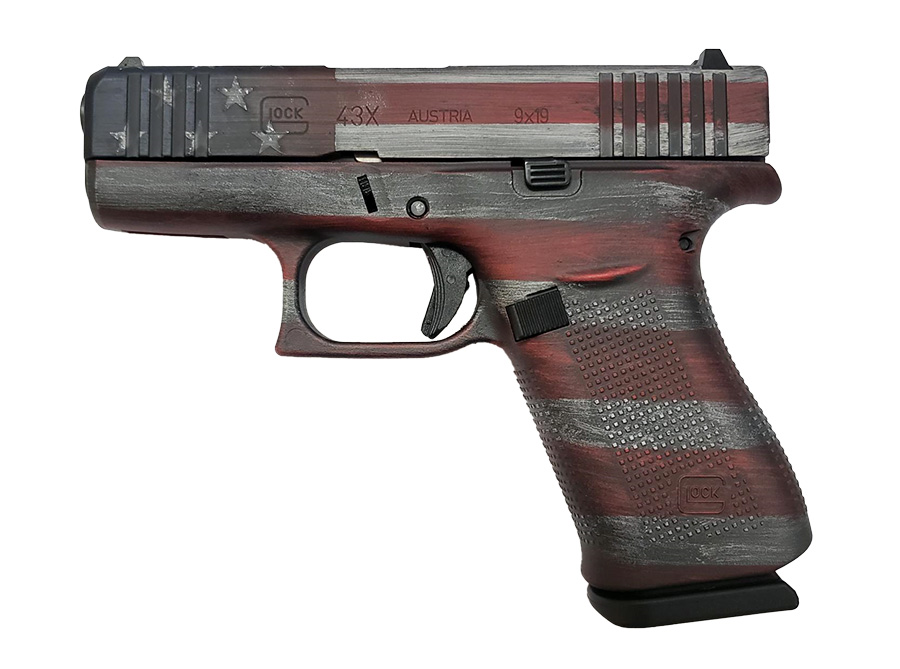 GLK 43X 9MM USA FLAG 10RD - Handguns