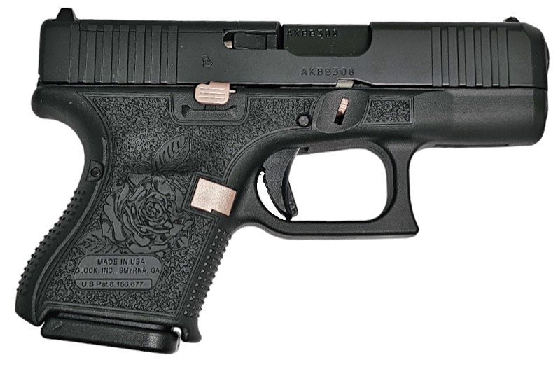 GLK 26 GEN5 MOS BLACK ROSE 9MM - Handguns