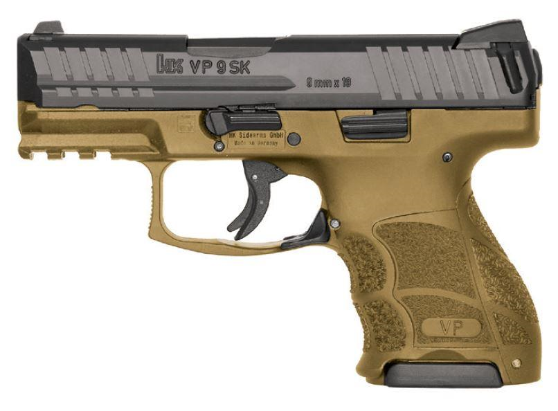 H&K VP9SK SUBCMPT 9MM FDE 15RD - Handguns