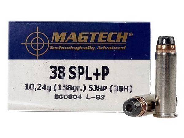 MAGTECH 38H 158 SJHP 50 - Ammo