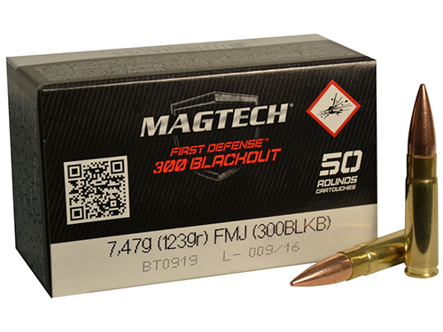 MAGTECH 300BLK 123 FMJ 50 - Ammo
