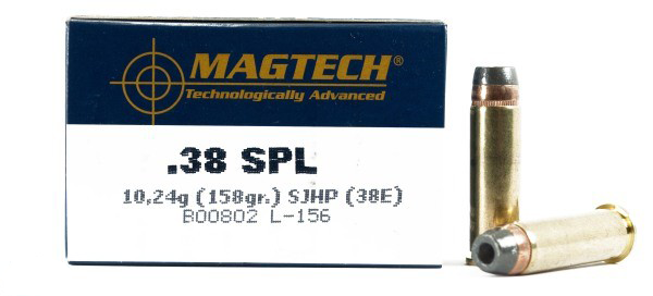 MAGTECH 38E 38SPL 158SJHP 50 - Ammo