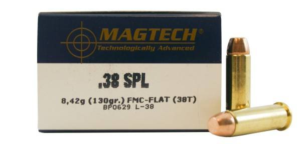 MAGTECH 38T 38SPL 130FMJ 50 - Ammo