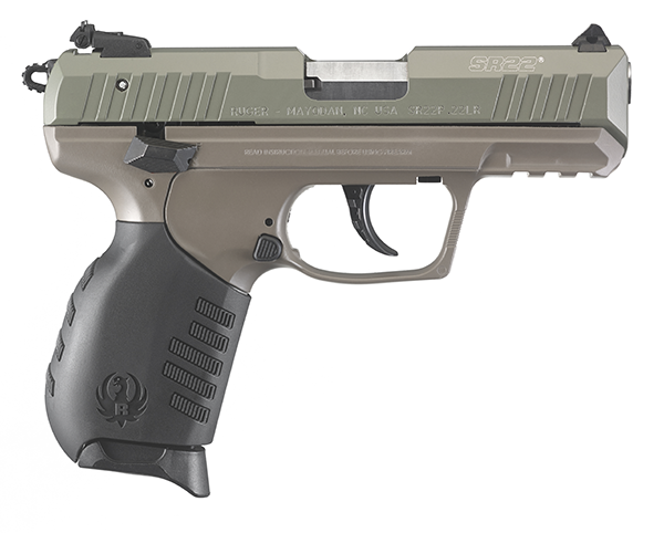 RUG SR22 22LR JGRN/EARTH TALO - Handguns