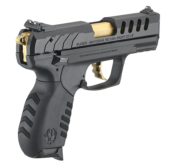 RUG SR22 22LR GOLD 10RD TALO - Handguns