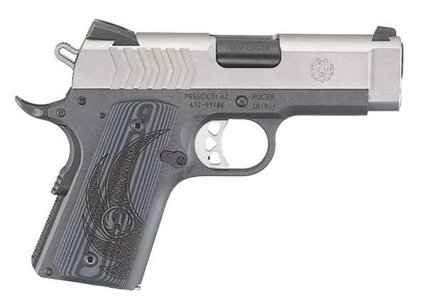 RUG SR1911 9MM LW OFFICER - Handguns