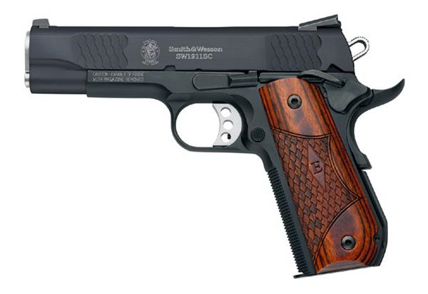 SW 1911-E 45ACP 4'' BLK 7RD - Handguns