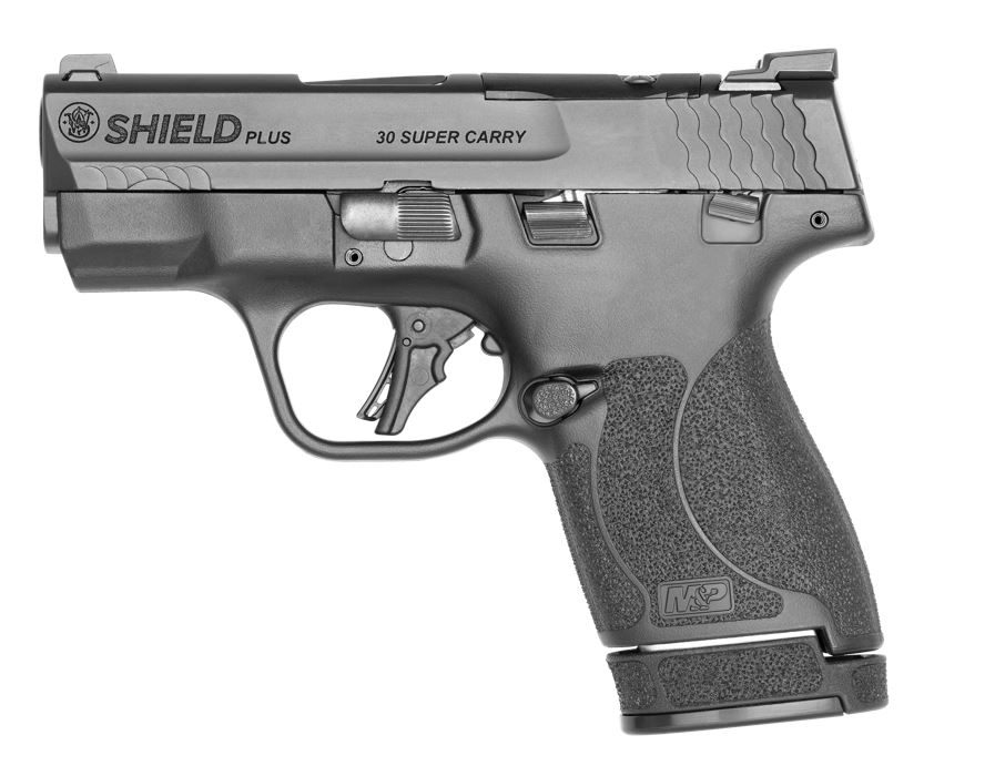 SW SHIELD+ TS OR BLK 30SUP 16R - Handguns