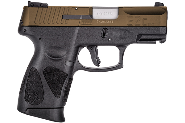 TAUR G2C 9MM BRNZ/BLK 3.25" 1 - Handguns