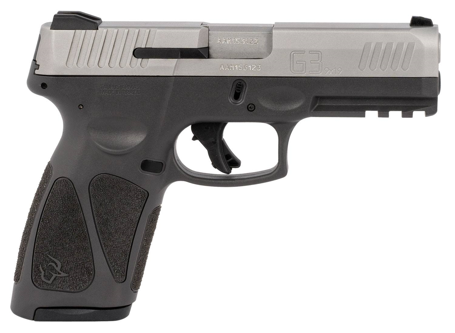 TAUR G3 9MM 4 GRAY/SS 17RD - Handguns