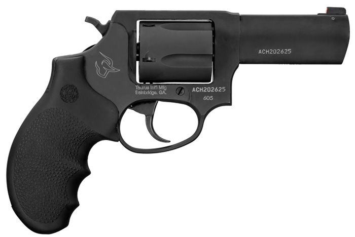 TAUR 605 357MAG 3" NS BLK 5RD - Handguns