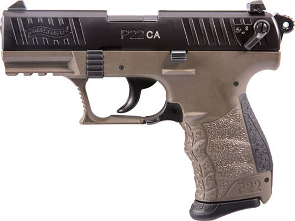 WLT P22 22LR FDE/BLK CA 10RD - Handguns
