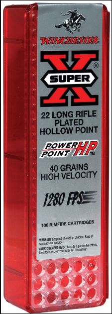 WIN 22LR 40GR PLATED HP 100 - Ammo