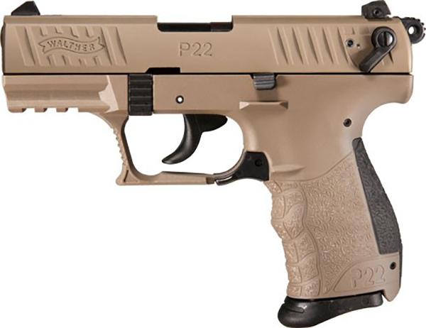 WLT P22Q 22LR 3.42" FDE 10RD - Handguns